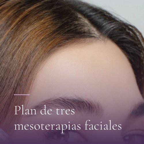 Plan de tres mesoterapias faciales